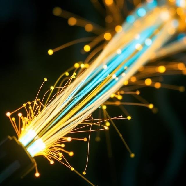 fiber optic internet works
