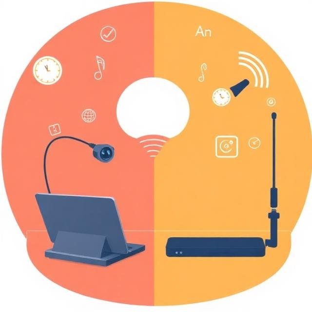 between broadband and mobile interne